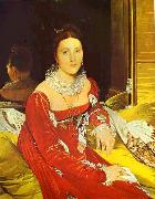 Jean Auguste Dominique Ingres Portrait of Madame de Senonnes. Spain oil painting artist